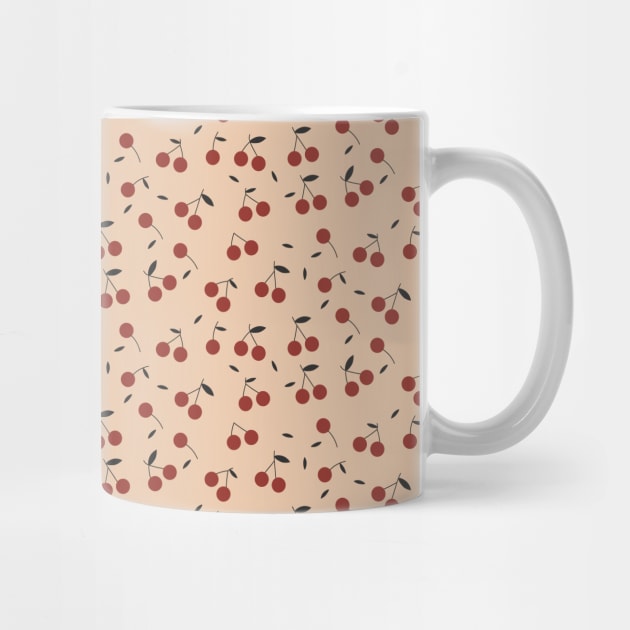 Vintage Cherries Pattern by Colorable